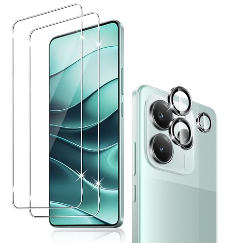 Holilo [2+2 Stück für Xiaomi Redmi Note 14 5G für Panzerglas Schutzfolie und Kamera Schutzfolie, 9H Härte Anti-Kratzen Anti-Blasenfrei Panzerfolie Schutzfolie Displayschutzfolie von Holilo