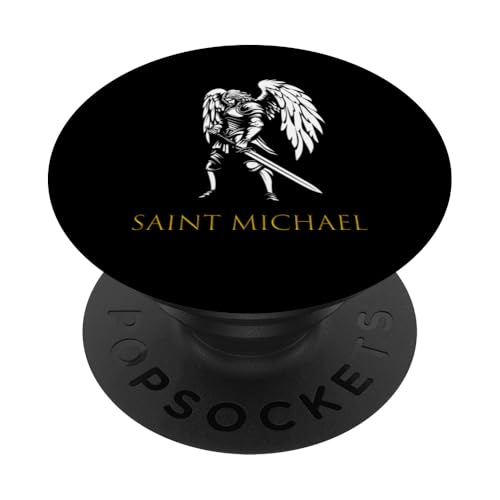 Heiliger Erzengel Michael PopSockets Klebender PopGrip von Holy Art