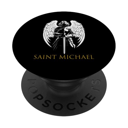 Heiliger Erzengel Michael PopSockets Klebender PopGrip von Holy Art