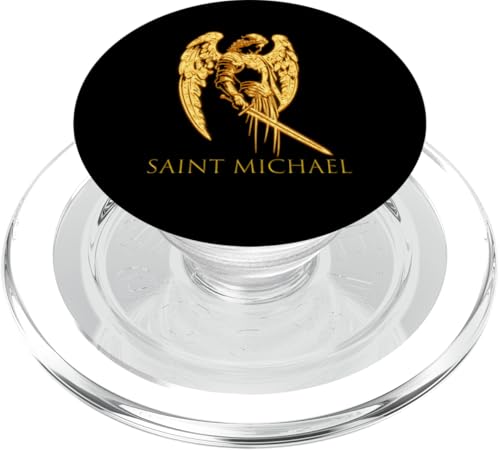 Heiliger Erzengel Michael PopSockets PopGrip für MagSafe von Holy Art