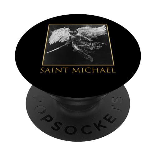 Heiliger Erzengel Michael der Engelskrieger Wächter PopSockets Klebender PopGrip von Holy Art