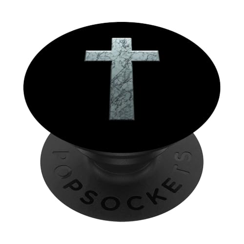 Modernes Kreuz mit elegantem Design PopSockets mit austauschbarem PopGrip von Holy Art