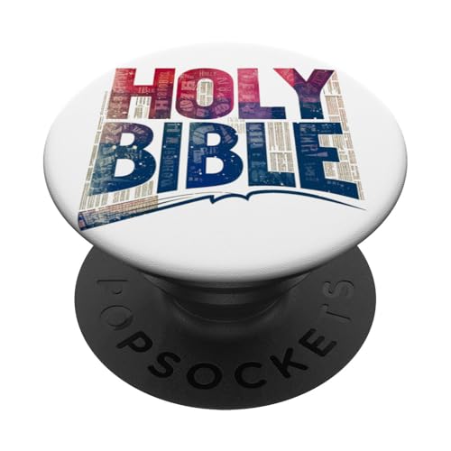 Buntes und lebendiges Bibelbuch-Kostüm PopSockets Klebender PopGrip von Holy Bible Outfit