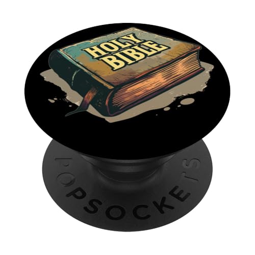 Cooles Bibelbuch Kostüm für Mann und Frau PopSockets Klebender PopGrip von Holy Bible Outfit