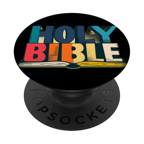 Cooles Bibelbuch PopSockets Klebender PopGrip von Holy Bible Outfit