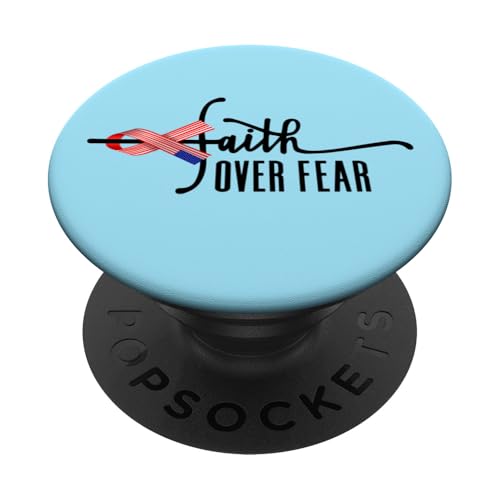 USA-Flagge, patriotisches amerikanisches Geschenk, USA, Glaube über Angst, Gebet PopSockets Klebender PopGrip von Holy Bible Prayer Spiritual Christian Shirts