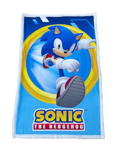 HOMADICT PLAID SHERPA 100X150 CM SONIC THE HEDGEHOG von Homadict