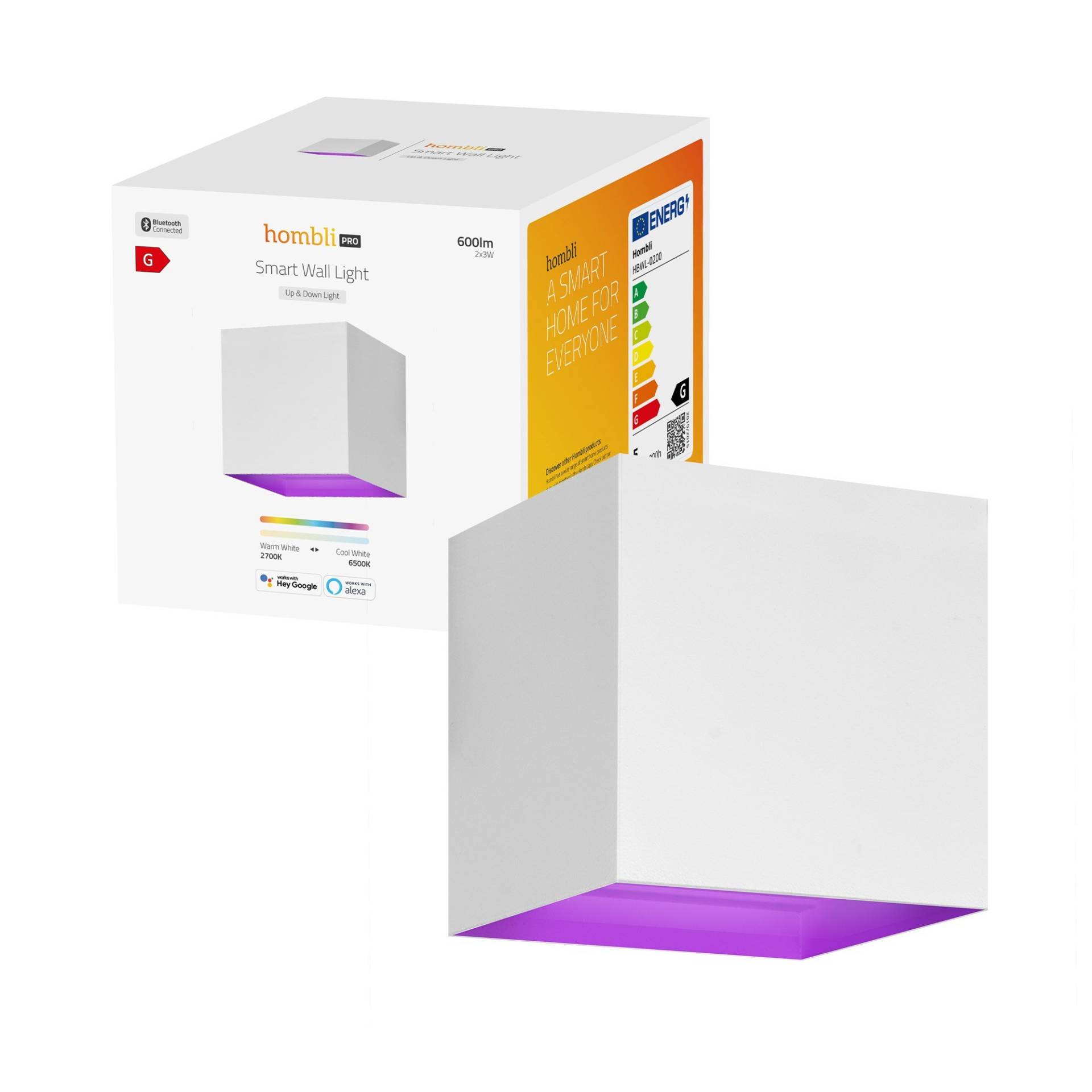Hombli - Smart Outdoor Wandleuchte V2, Weiß Hombli - Smart Outdoor Wandleuchte V2, Weiß von Hombli