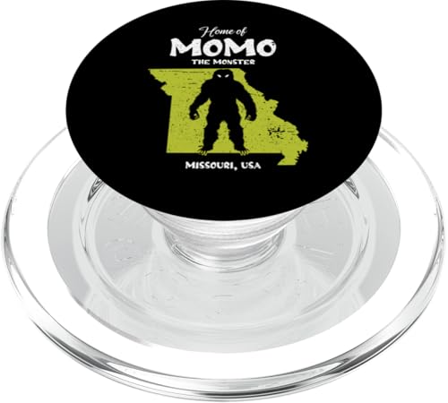 Die Heimat von Momo Das Monster Missouri State American Cryptid PopSockets PopGrip für MagSafe von Home State Cryptid Legend Local Cryptid Of America