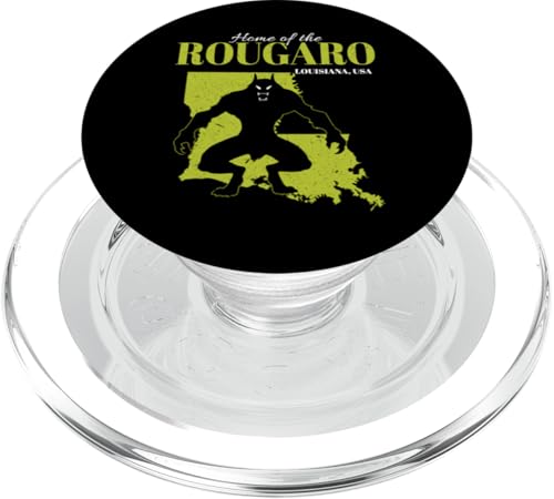 Heimat der Rougaro Louisiana State American Cryptid PopSockets PopGrip für MagSafe von Home State Cryptid Legend Local Cryptid Of America