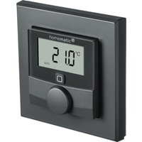 Homematic IP Wandthermostat mit Luftfeuchtigkeitssensor anthrazit HmIP-WTH-A von Homematic IP