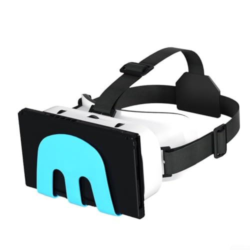 HomeVortex Leichtes und komfortables VR-Headset aus ABS-Material, verbesserte visuelle Erfahrung, verstellbare HD-Gläser für ein immersives Spielerlebnis von HomeVortex