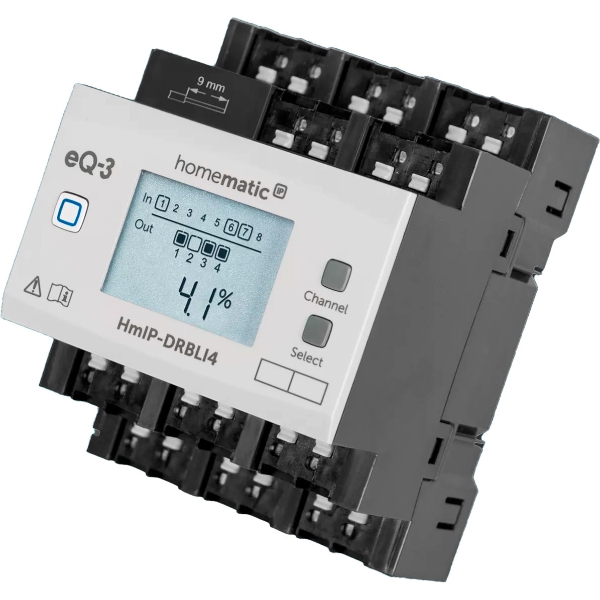 Jalousieaktor für Hutschienenmontage – 4-fach (HmIP-DRBLI4), Relais von Homematic IP