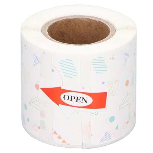 Thermopapier-Rollendruck für Kleidungsetiketten, 310 Blatt, 40 x 20 mm, 4 Muster, tintenloses Druckpapier mit Rückenkleber von Homepatche