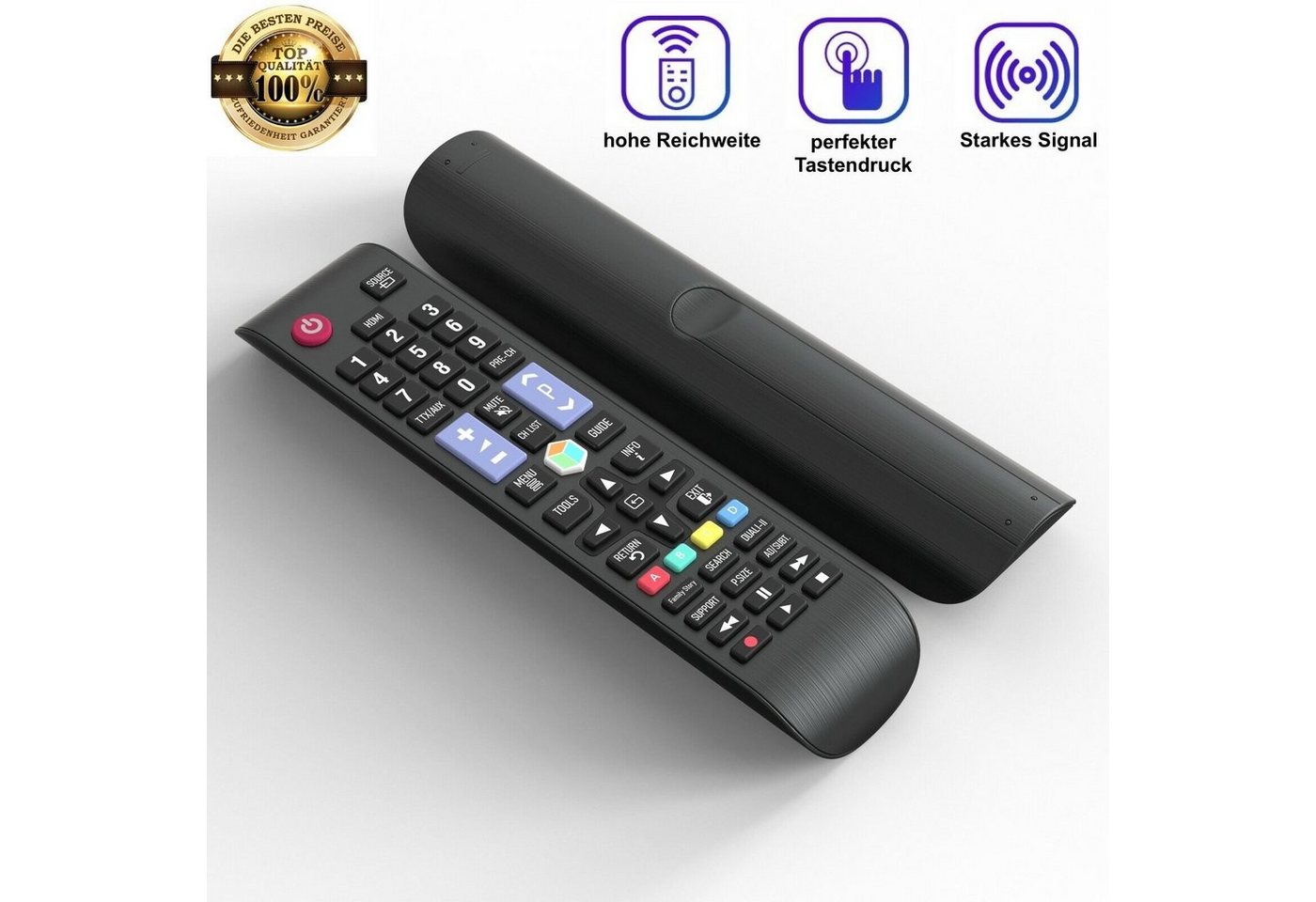 Homevibes Fernbedienung alle ORIGINAL Samsung Smart TV Fernseher Universal-Fernbedienung von Homevibes