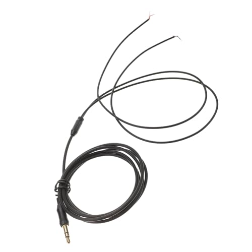 Homoyoyo 1Stk kopfhörerkabel Halbfertige Ohrhörer Kabel zum Stecker Headset-Reparaturdraht gehörschutzstöpsel klein Verbinder Telefon Verlängerungskabel Büro blanker Draht von Homoyoyo