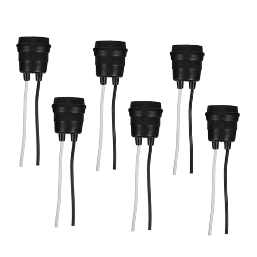 Homoyoyo 6Stücke Lampenfassung Wasserdichtes Design für Innen und Außenbeleuchtung Langlebig und Einfach zu Installieren für DIY Projekte und Tischlampen Homoyoyo 6Stücke Lampenfassung Wasserdichtes Design für Innen und Außenbeleuchtung Langlebig und Einfach zu Installieren für DIY Projekte und Tischlampen von Homoyoyo