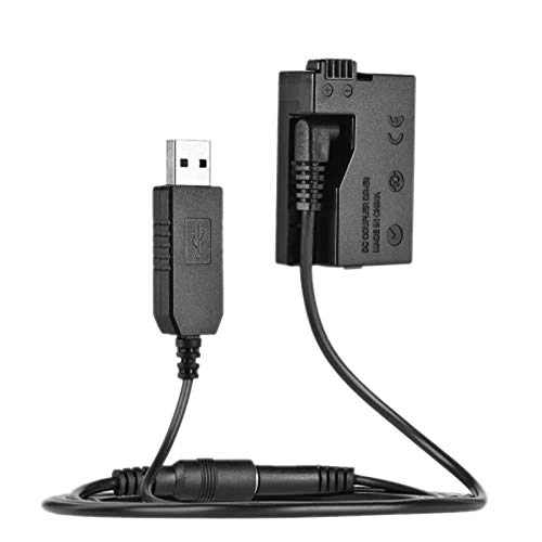 HondoKet -E8 Dummy mit DC Power Bank USB Adapter Kabel für LP-E8 für 550D 600D 650D 700D DSLR Kameras von HondoKet