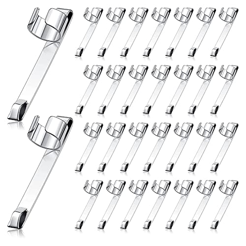 HondoKet Metall Bleistift Clips zum Aufschieben Bleistift Clips zum Einrasten, Bleistift Halter Clip Metall AufhäNgbare Tragbare Bleistift Clips, 60 StüCk von HondoKet