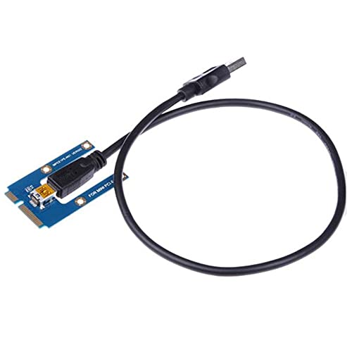 HondoKet USB 3.0 Mini PCI-E auf PCIe PCI Express 1X auf 16X Extender Riser Card Adapter VerläNgerungs Kabel für Mining von HondoKet