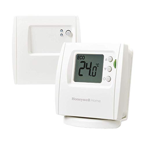 Honeywell Home Raumthermostat, leicht ablesbares, energieeffizientes Display auf LED-Basis, kabellos, weiß von Honeywell