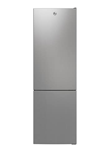 Hoover H-FRIDGE 300 HOCT3L517ES2 2D Kühl-Gefrierkombination, Freistehend, Low Frost Technologie, Elektronisches Display, Energieklasse E, Silber von Hoover