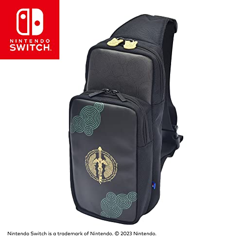 HORI Adventure Pack (The Legend of Zelda: Tears of the Kingdom Edition) Nintendo Switch Umhängetasche - Offiziell Lizenziert - Nintendo Switch/Nintendo Switch Lite/Nintendo Switch - OLED-Modell von Hori