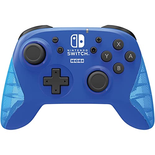 HORI Kabelloses Horipad (Blau) Controller für Nintendo Switch - Offiziell Lizenziert von Hori