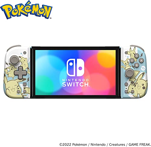HORI Split Pad Compact (Pikachu & Mimigma) - Ergonomischer Controller für Handheld-Modus für Nintendo Switch - Offiziell Nintendo und Pokémon Lizenziert von Hori