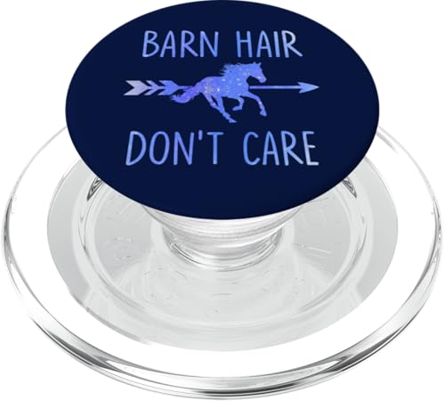 Barn Hair Don't Care Reiten Mädchen Frauen PopSockets PopGrip für MagSafe von Horse Lover Outfit Gifts Women Girls