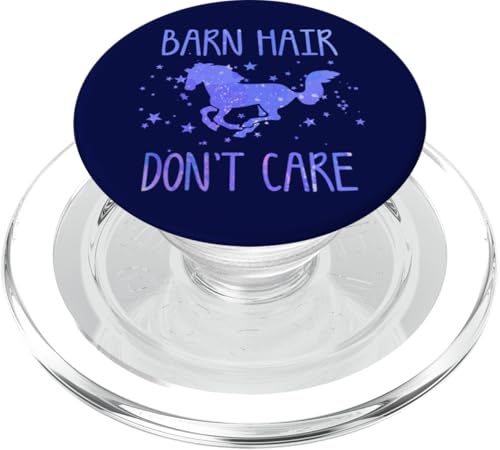 Horse Stall Hair Don't Care Lustig PopSockets PopGrip für MagSafe von Horse Lover Outfit Gifts Women Girls