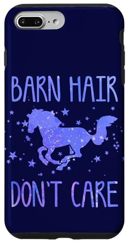 Hülle für iPhone 7 Plus/8 Plus Barn Hair Don't Care Lustiges Pferd von Horse Lover Outfit Gifts Women Girls