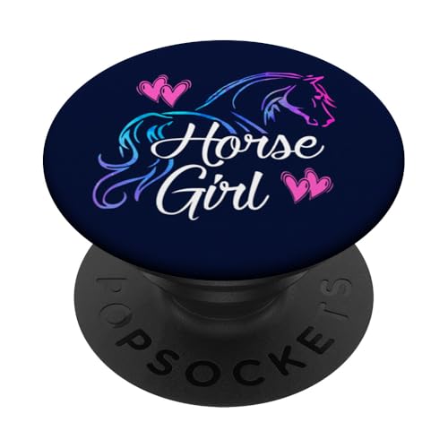 Pferd Mädchen PopSockets Klebender PopGrip von Horse Lover Outfit Gifts Women Girls