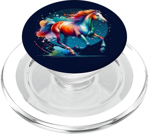 Pferdeliebhaber Reiten Mädchen Frauen Grafik PopSockets PopGrip für MagSafe von Horse Lover Outfit Gifts Women Girls