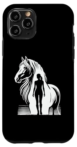 Hülle für iPhone 11 Pro Frau Pferd Reiten Reiten Pferdeliebhaber von Horse Riding Horses Horseback Gifts