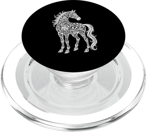 Blumen Pferd Reiten Reitsport Pferde PopSockets PopGrip für MagSafe von Horseback Riding Equestrian Gifts