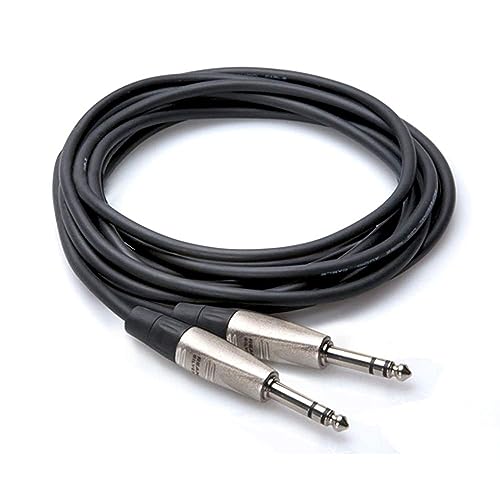 Hosa HSS-005, Pro Balanced Interconnect, REAN 1/4 in TRS to Same, 5 ft von Hosa