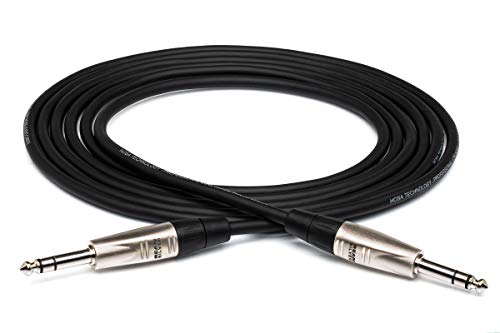 Hosa HSS-015, Pro Balanced Interconnect, REAN 1/4 in TRS to Same, 15 ft von Hosa