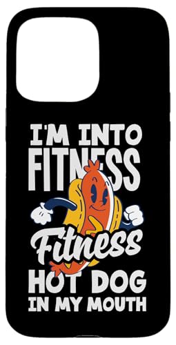 Hülle für iPhone 15 Pro Max Ich mag Fitness-Hotdog in meinem Mund von Hot Dog Enthusiasts and Hot Dog Lover Gifts