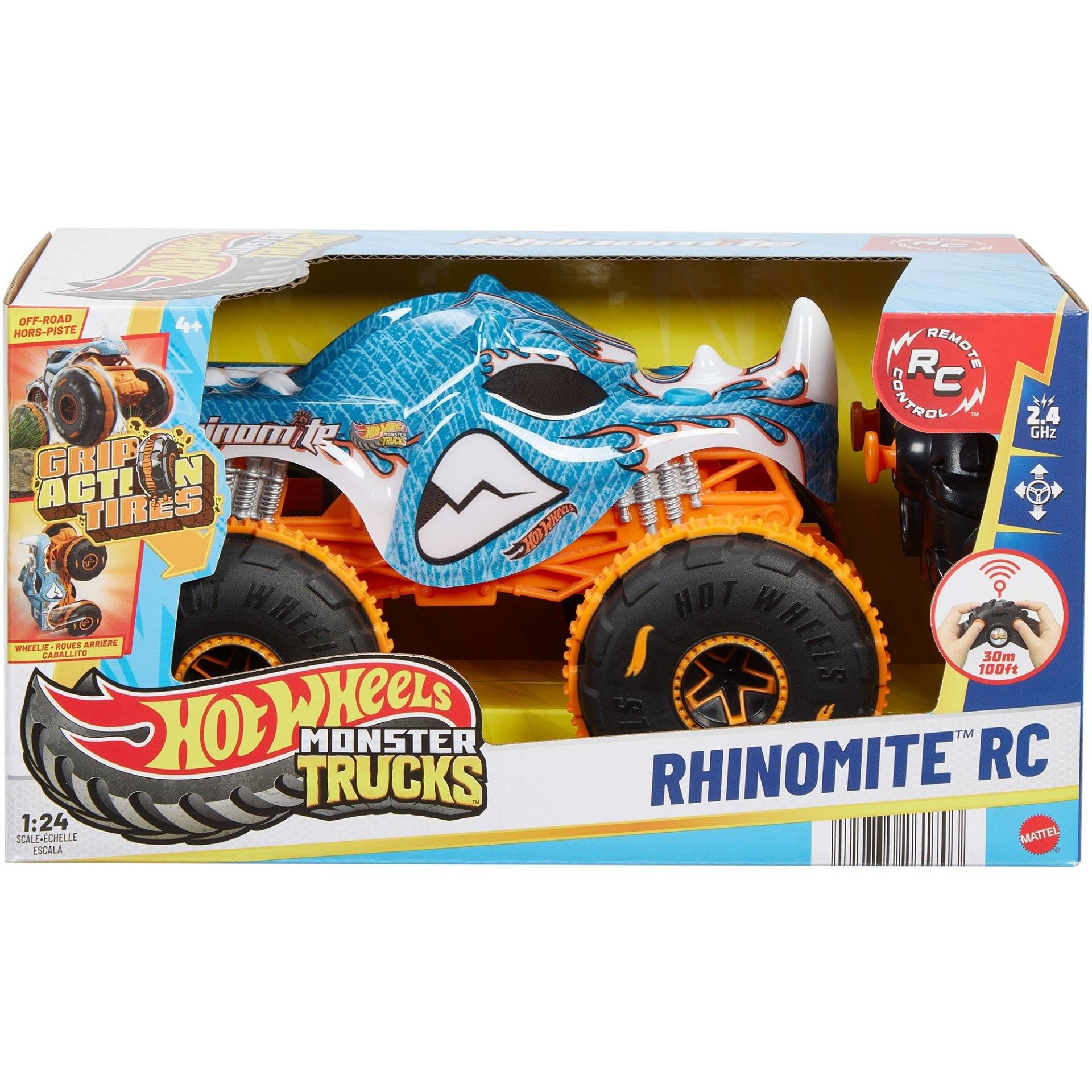 Monster Trucks RC 1:24 Rhinomite von Hot Wheels