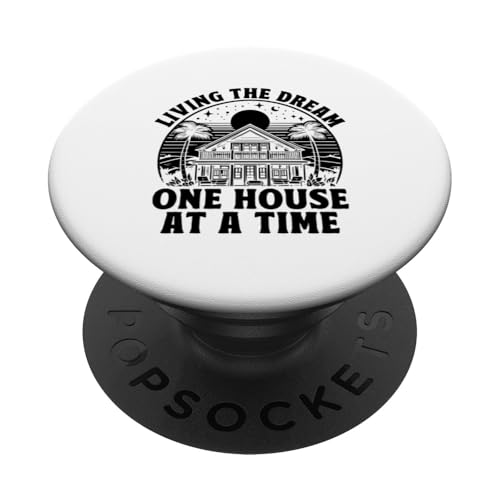 Ein Haus nach dem anderen den Traum erleben Haussitter Hausmeister PopSockets mit austauschbarem PopGrip von House Sitting Gift For A House Sitter