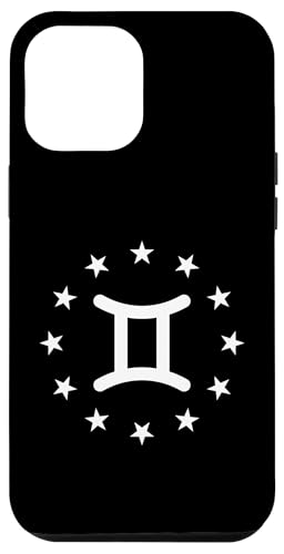 Hülle für iPhone 12 Pro Max Zwillinge Sternkreis Sternzeichen von House of Celestial Signs