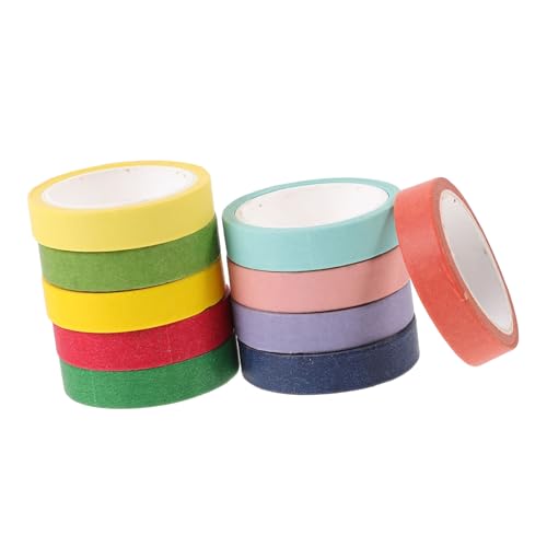 Housoutil 10Rollen Washi Tape DIY Klebebänder Für Scrapbooking Kunsthandwerk Dekoration Und Tagebuch Aufkleber Vielseitige Papierbänder Verschiedenen Und Designs Housoutil 10Rollen Washi Tape DIY Klebebänder Für Scrapbooking Kunsthandwerk Dekoration Und Tagebuch Aufkleber Vielseitige Papierbänder Verschiedenen Und Designs von Housoutil
