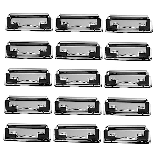 Housoutil 15 Stück Ordner-Clip büroklammern dokumentenmappe document folder montierbare Clipboard-Clips s Clip bastelset basteln Klemmbrettklammern aus Metall Klemmbrettklemmen Eisen Silver Housoutil 15 Stück Ordner-Clip büroklammern dokumentenmappe document folder montierbare Clipboard-Clips s Clip bastelset basteln Klemmbrettklammern aus Metall Klemmbrettklemmen Eisen Silver von Housoutil