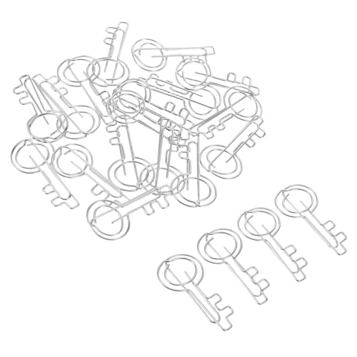Housoutil 20 Stück Mappe Dekorative Clips Schicke Büroklammern Schlüsselförmige Büroklammern Mini -papierclips Zettelhalter Aus Papier Wichtige Büroklammern Eisen Silver Housoutil 20 Stück Mappe Dekorative Clips Schicke Büroklammern Schlüsselförmige Büroklammern Mini -papierclips Zettelhalter Aus Papier Wichtige Büroklammern Eisen Silver von Housoutil