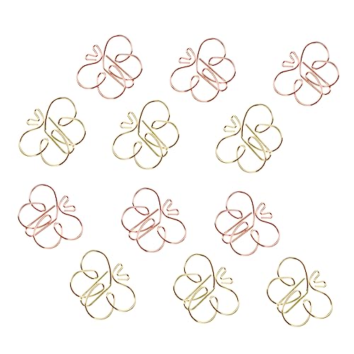 Housoutil 20 Stück Organisation Gold Clip Büroklammer Bunt Papierklammern Geformt Sortiert Bienen Dokumentieren Schmetterling Ordner Dekorative Papierklamme Zinklegierung Housoutil 20 Stück Organisation Gold Clip Büroklammer Bunt Papierklammern Geformt Sortiert Bienen Dokumentieren Schmetterling Ordner Dekorative Papierklamme Zinklegierung von Housoutil
