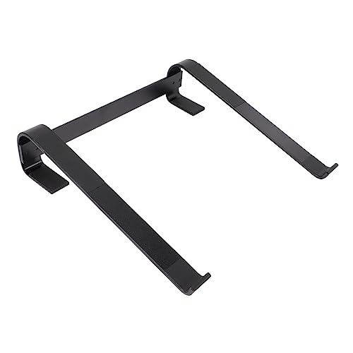 Housoutil Anti-Rutsch-Laptophalterung Laptop Cooling Stand Laptop kühler Stand Hollow Laptop Stand Laptop-Riser Tischständer Laptop-Zubehör Laptopständer Aluminiumlegierung Black von Housoutil