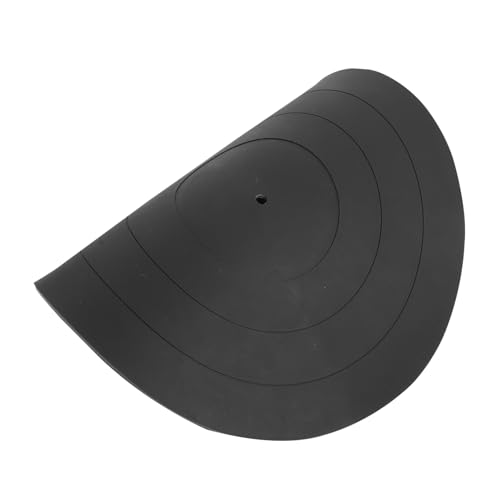 Housoutil Silikon Plattenmatte Für Plattenspieler Dicke Schallplatten Zubehör Für Vinyl Player rutschfeste Matte Für Schwarze Schallplattenunterlage von Housoutil