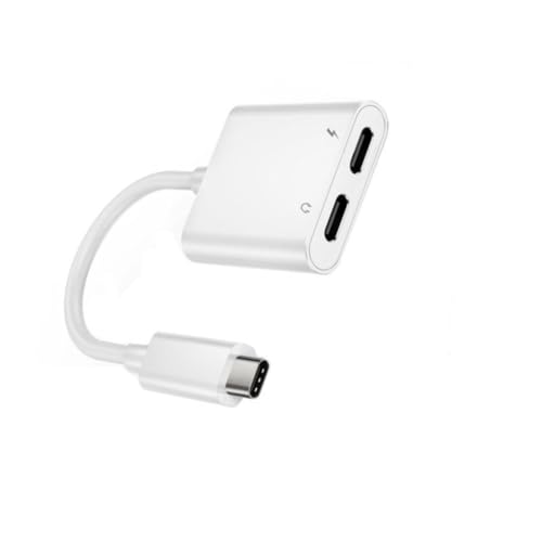 Housoutil Type C Auf Audio Adapter 2 1 USB C Kopfhörer Und Mikrofon Konverter Kompatibel Mit Und Weiteren Geräten von Housoutil