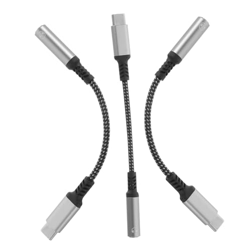 Housoutil USB C Auf Klinkenadapter Kabel Type C Kopfhörer Adapter Für Smartphones Tablets Und Laptops Audio Jack Verbindung Grey von Housoutil